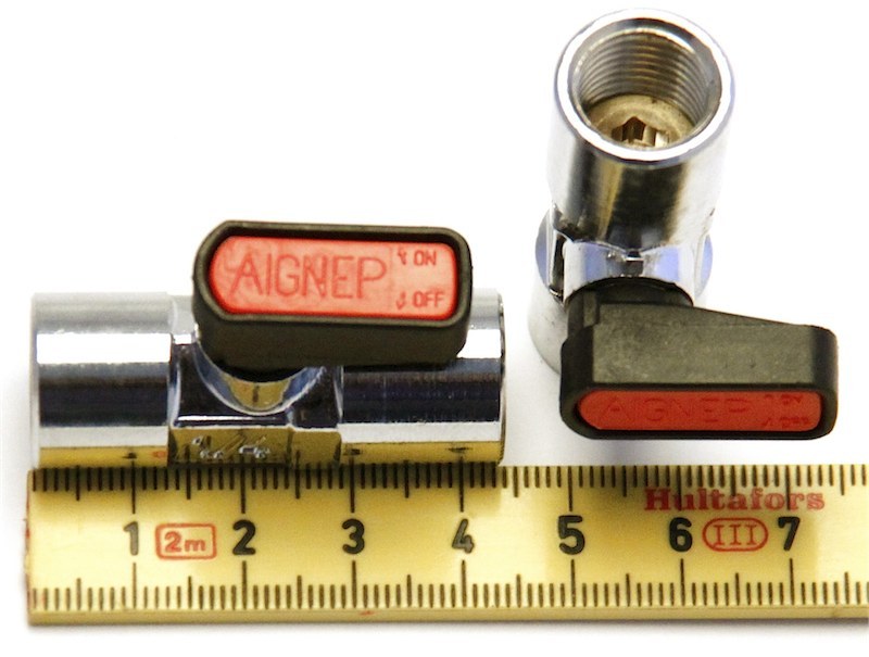 Microbore Han Nippel  gevind micobore