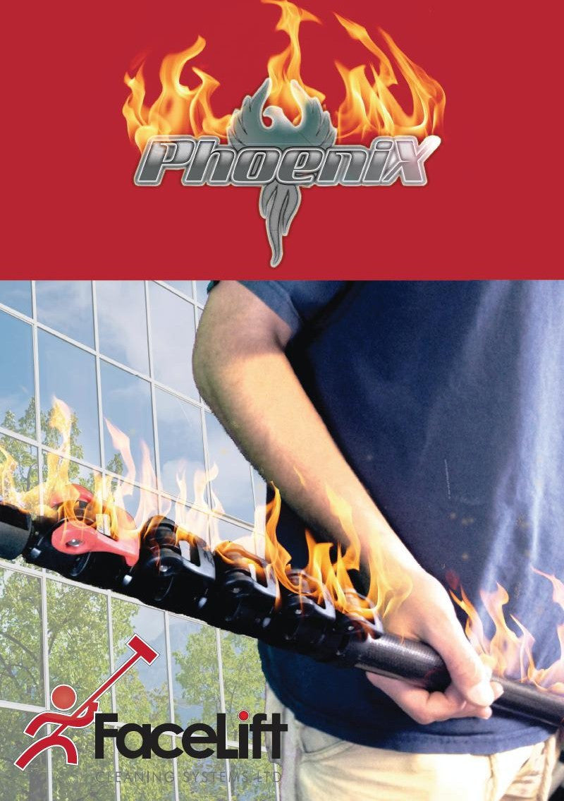 5,2 meter Facelift PhoeniX Hybrid Teleskopstang med vandgennemløb