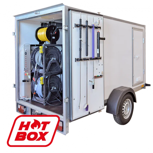 Purewash PHS400 Højtryksanlæg med Hedvand (1300kg. Trailer)