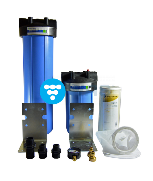 Filterpakke til regnvand.regnvandsopsamling, regnvandsfilter, regnvand, regnvandsanlæg