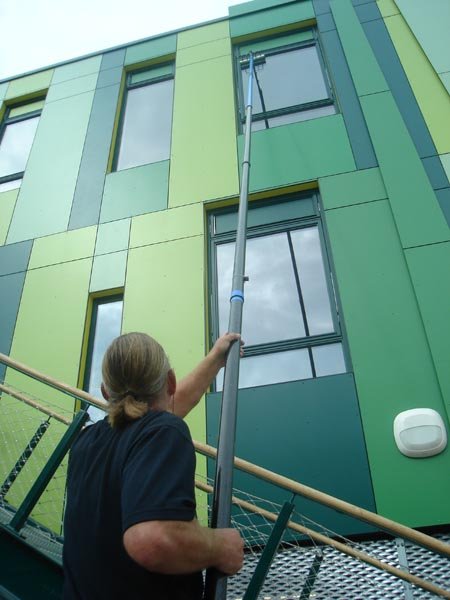 Vinduespudserskole rentvands vinduespudsning kursus