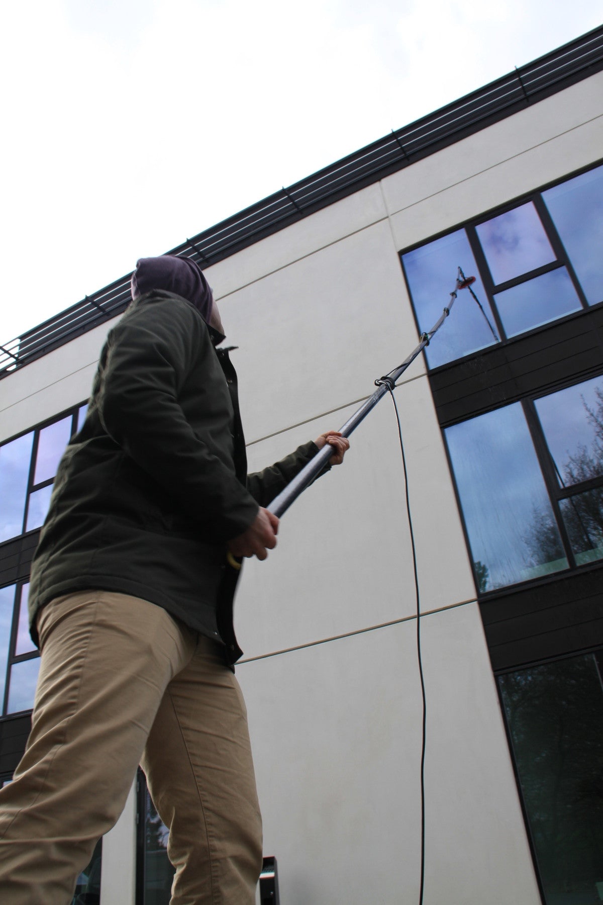 Rentvands vinduespudsning skole kursus 3