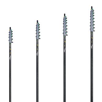 nLite One kulfiber Teleskopstang m. vandgennemløb, 8,10 - 12,20 m