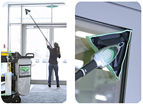 Unger STINGRAY TriPad indvendig vinduespudsning