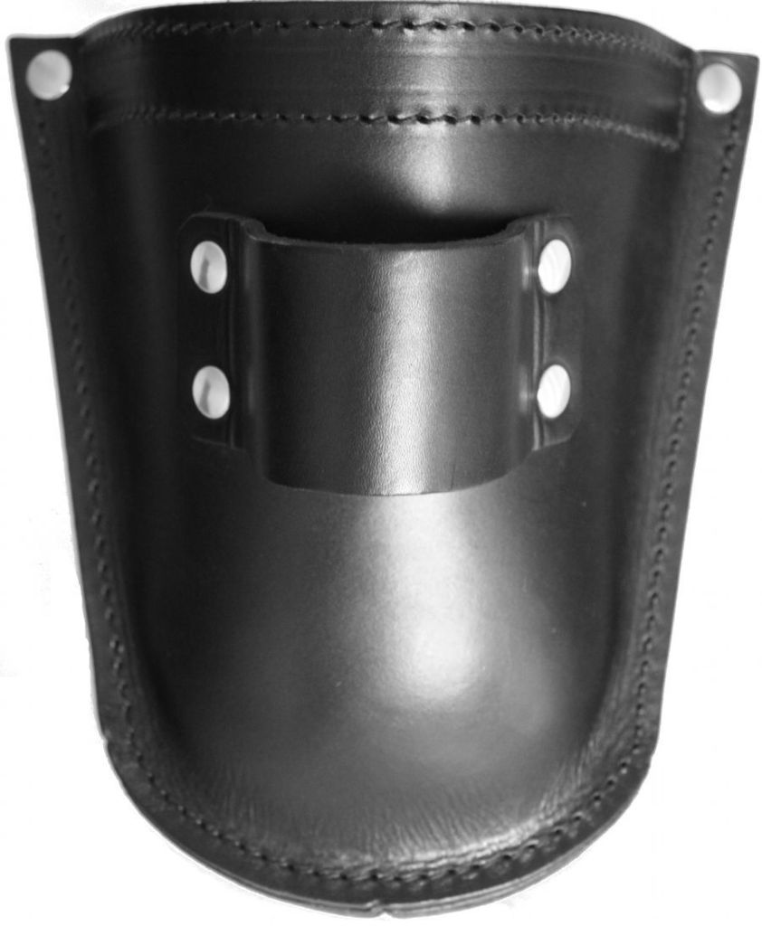 Vinduespudser sort læder værktøjsholder