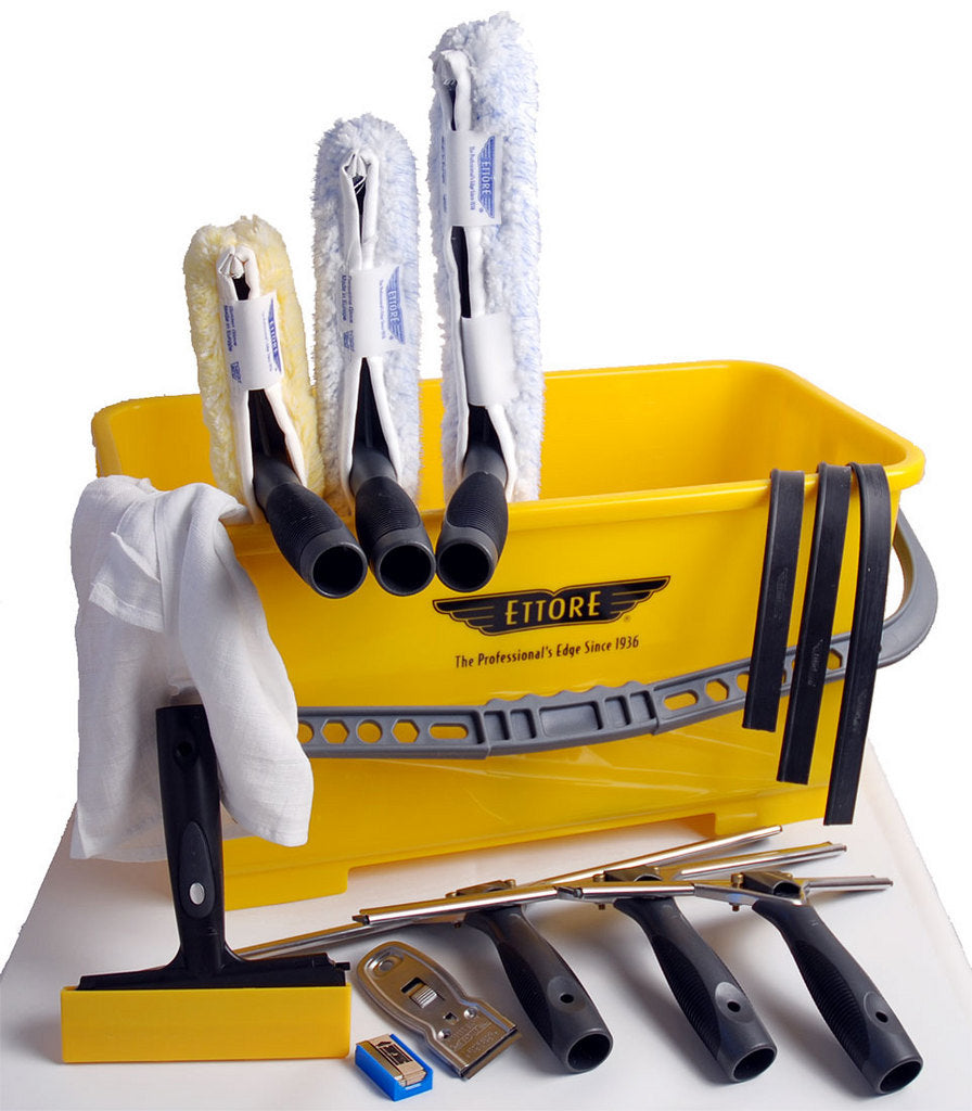 Vinduespudsersæt Luksus fra ettore Vinduespudser sæt Luksus Til boligen med mange størrelser af vinduer.