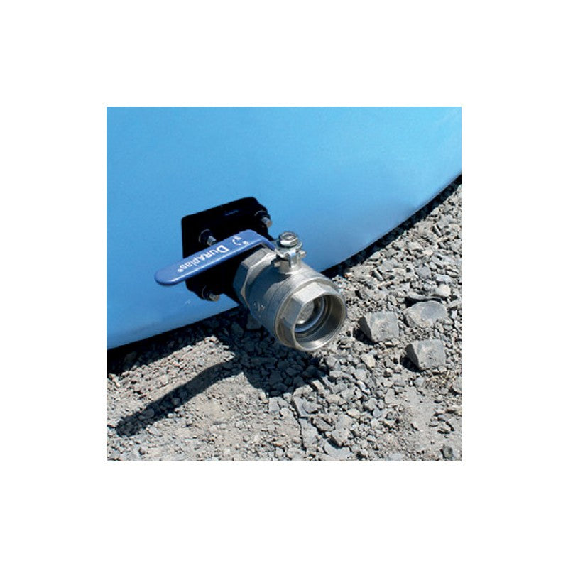 Kuglehane monteret i plasttank