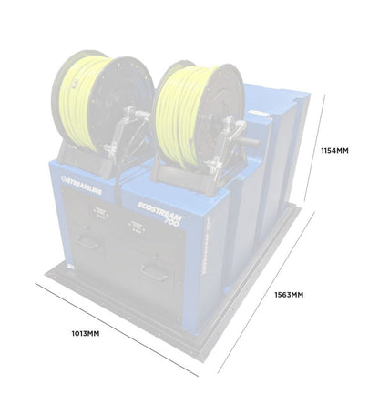 Ecostream rent-vands distributions anlæg 700 liter - 2 brugere