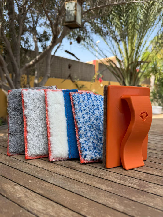 Jitterbug håndpadholder til rengøring og vinduespudsning