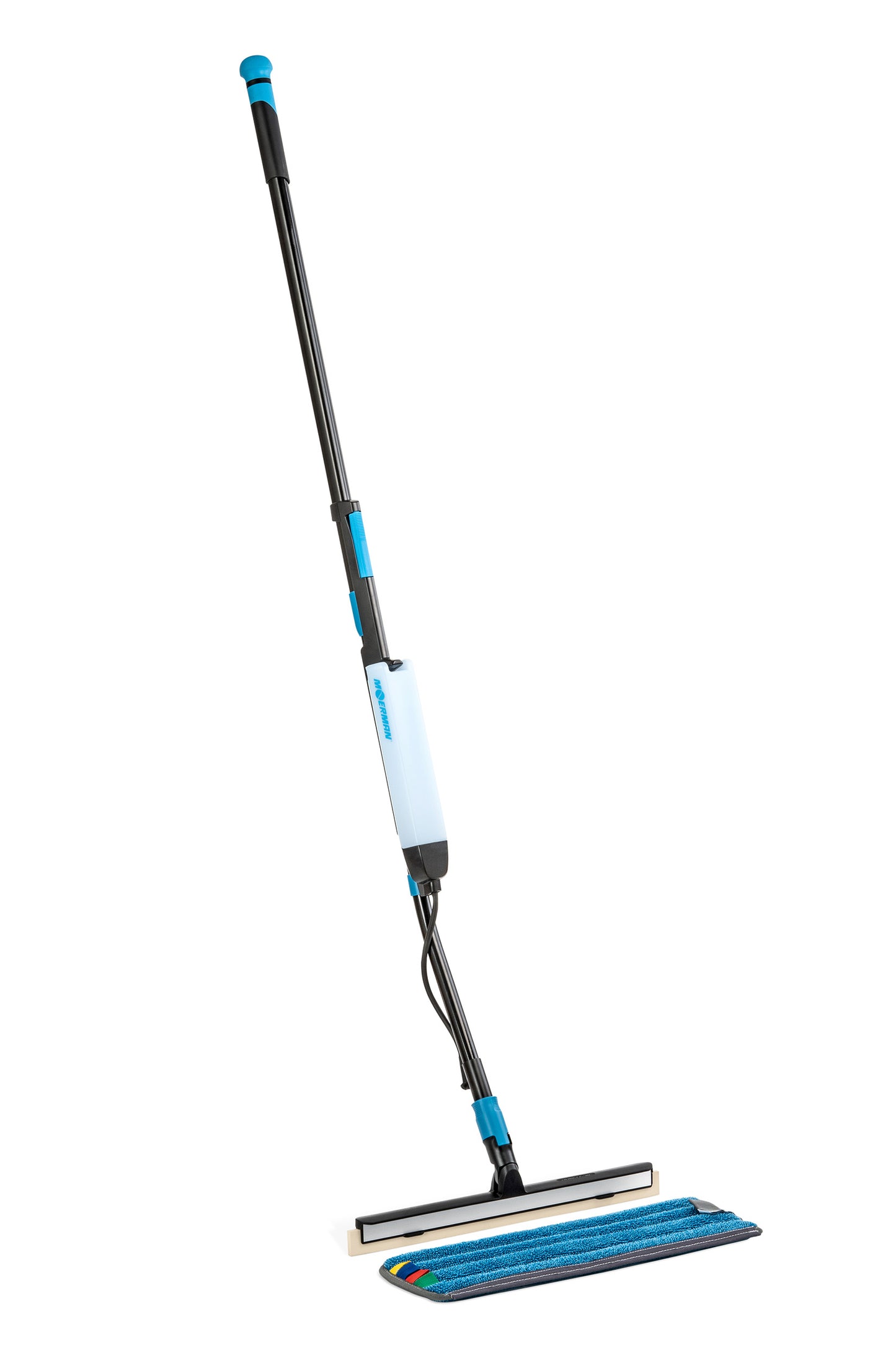 Moerman-CARABAO håndfri magnetisk fladmoppe system med dispenser.