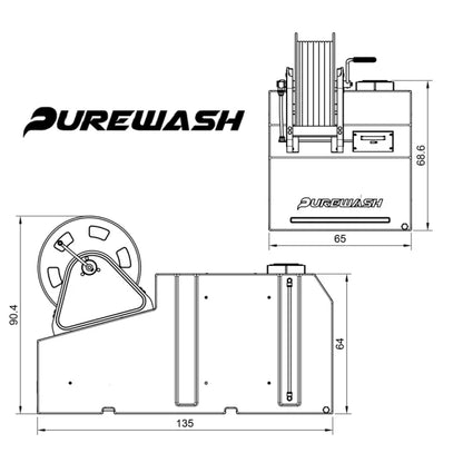 Purewash Vaskeanlæg kompakt til ultra rent vand 400 liter