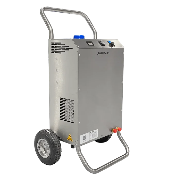 Hotbox vandvarmer mobil Trolley til vinduespuudsning.