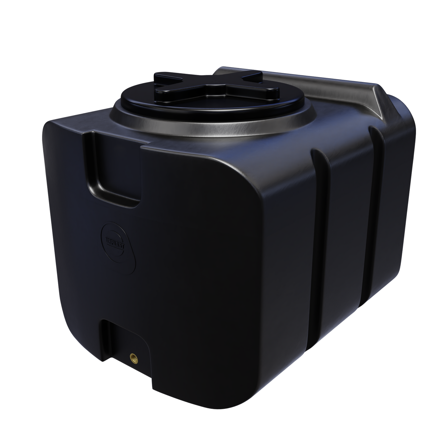 200 liter rektangulær, drikkevandstank L80cmxB52cmxH57cm