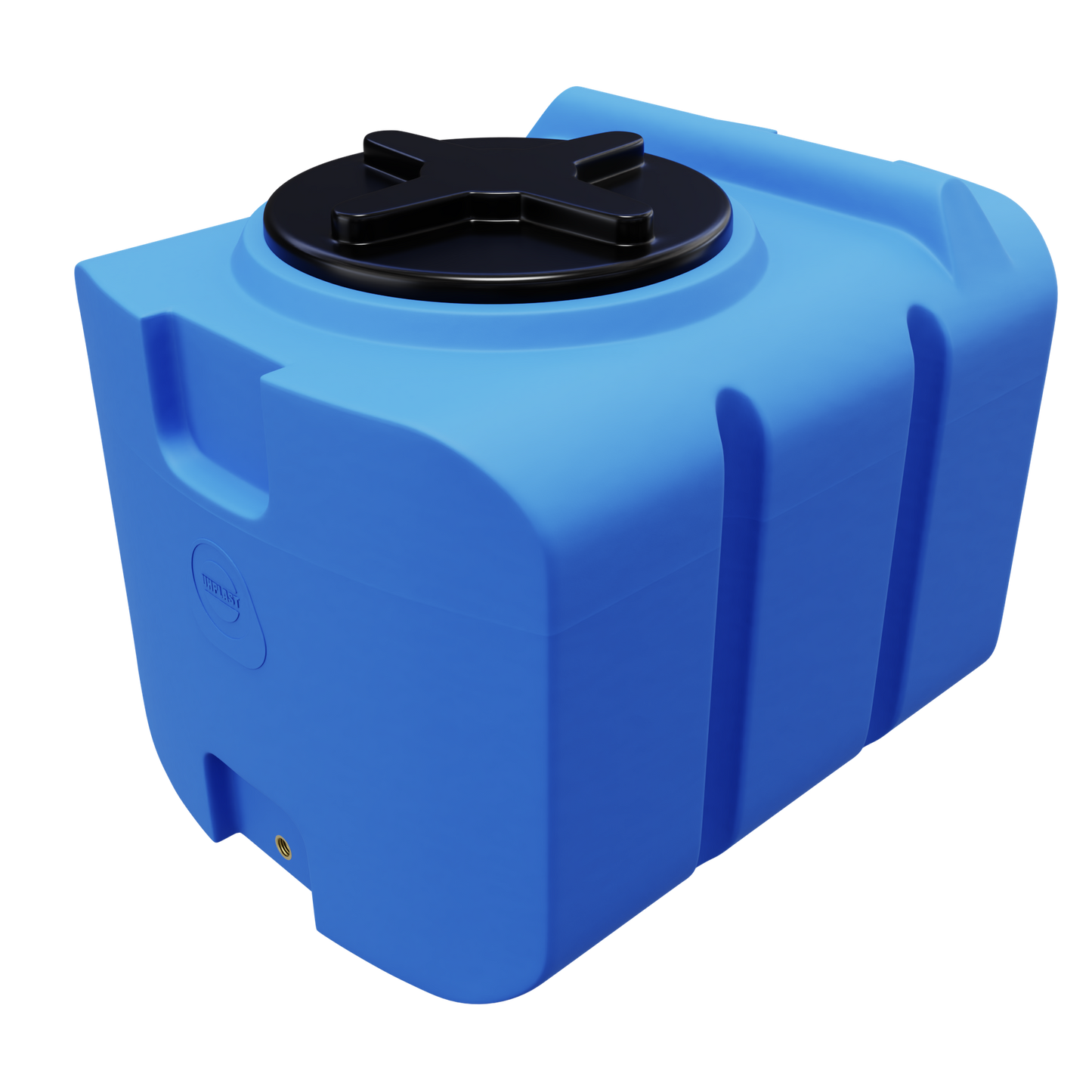 200 liter rektangulær, drikkevandstank L80cmxB52cmxH57cm