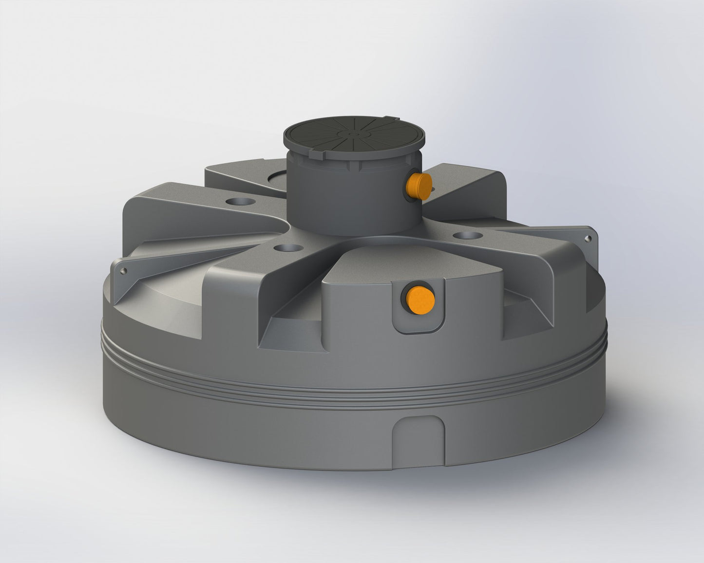 Vandtank 3000 liter til underjordisk installation