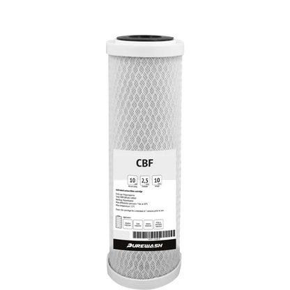 10 Mikron Purewash CBF 10 micron Kulfilter til vandrensning