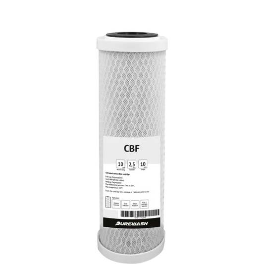 10 Mikron Purewash CBF 10 micron Kulfilter til vandrensning