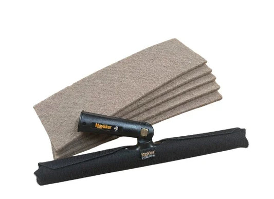 Maykker skrubbesæt med valnød moppe til rengøring