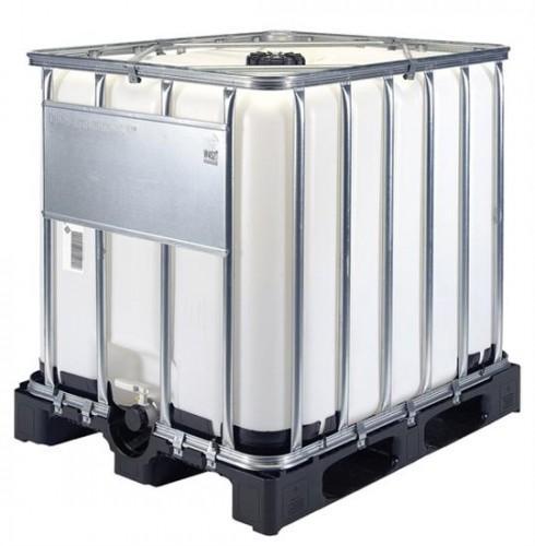 Palletank m/tappehane 1000l. ibc 1000 liter palle tank IBC-container classic Renoveret IBC pris for en 1000 liter palletank