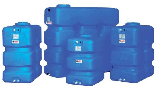 2000 Liter RPRN-blå lodret vandtank