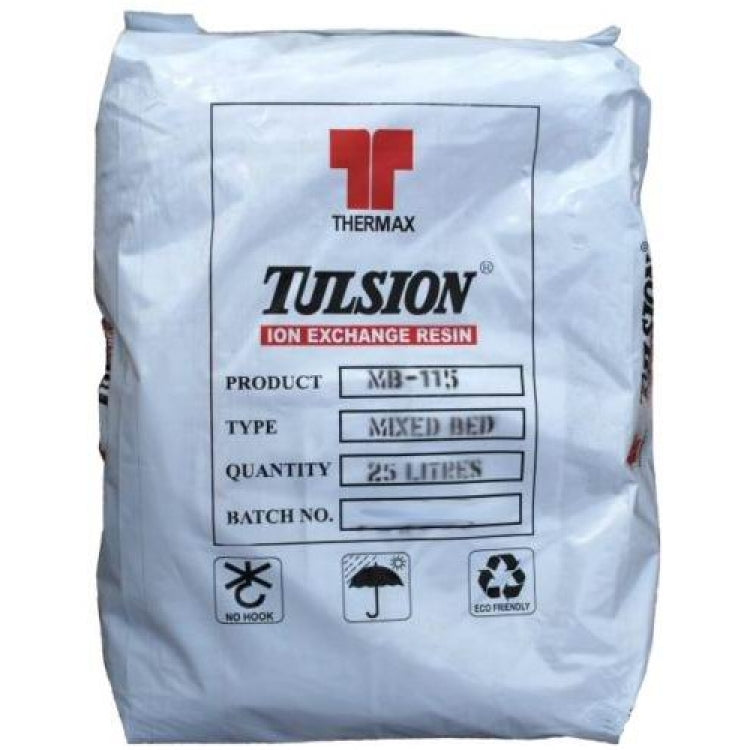 markedets bedste DI granulat produkter 25 Liter Tulsion MB-115 Tulsion MB-115 Virgin Mixed Bed DI granulat 25 L. Tulsion MB-115 Virgin DI granulat anvendes til fremstilling af deioniseret vand, hvilket giver ultra rent vand velegnet til vinduesvask med rentvandsanlæg Tulsion MB-111 Virgin Mixed bed DI granulat anvendes til fremstilling af deioniseret vand. Et gennemprøvet DI granulat i god kvalitet.