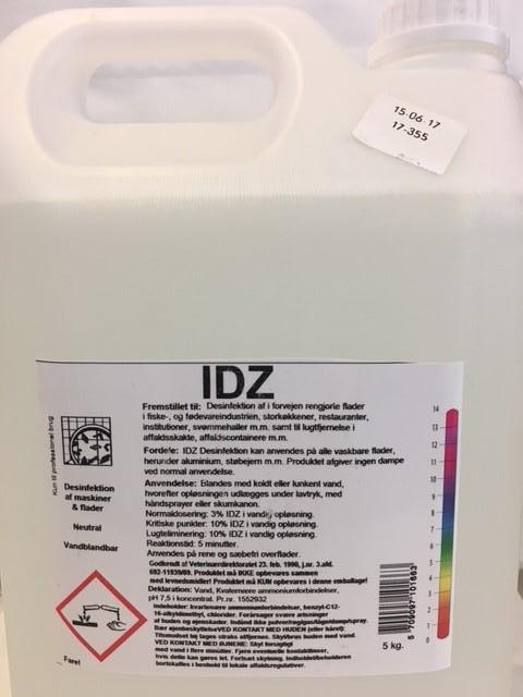 idz IDZ Desinfektionsmidel rengøringsmiddel 5 L