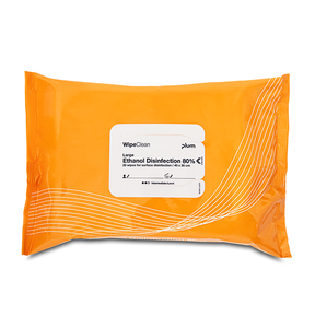 WipeClean Ethanol desinfektion servietter, Small, 25 stk/pak